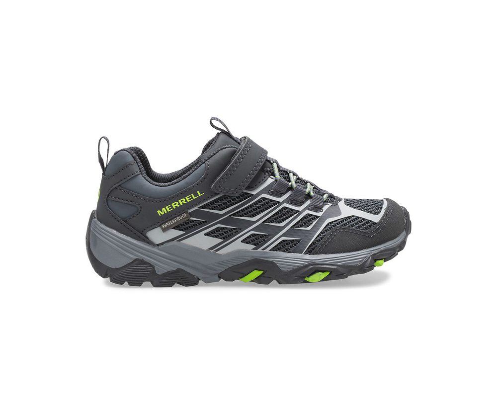 Tenis Criança - Merrell Moab Fst Baixo A/C Waterproof - Pretas - SPW367210